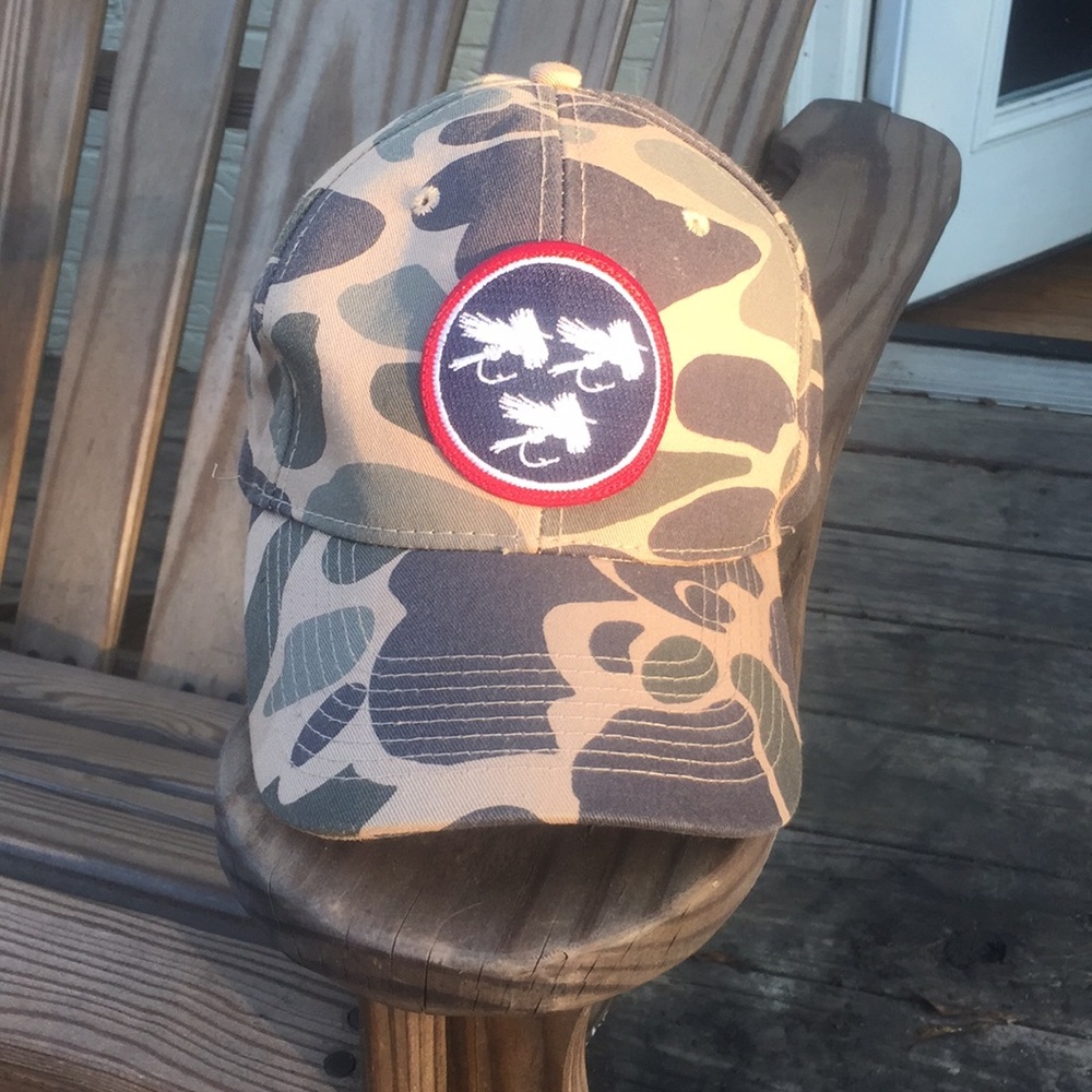 Tennessee flag camo fly fishing hat